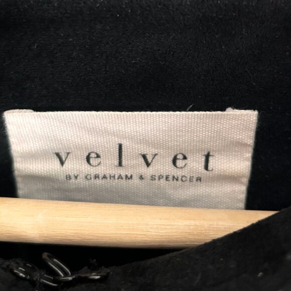 Faux suede black jacket - Picture 4 of 4